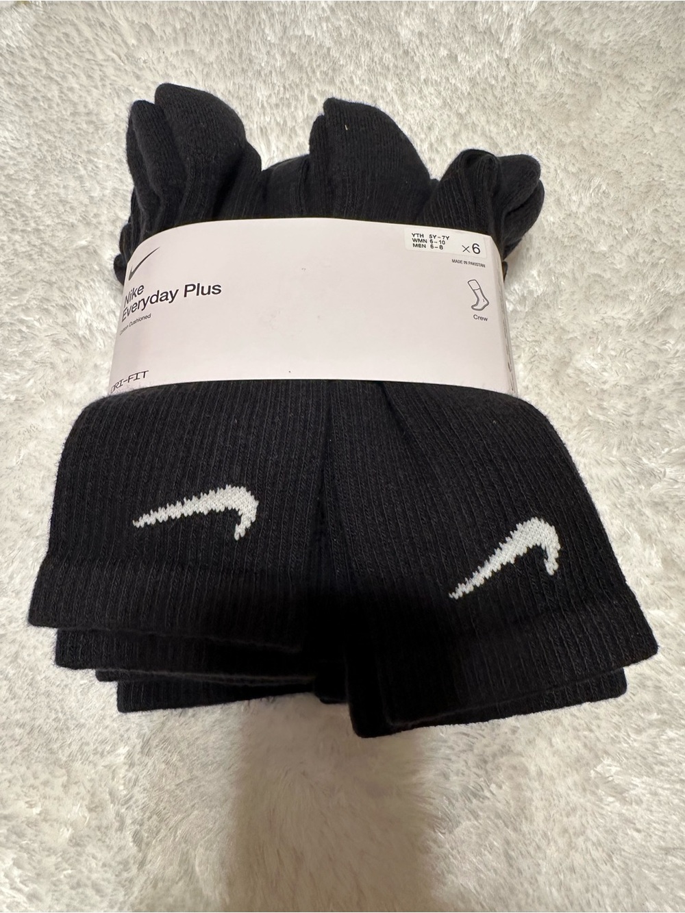 Nike Everyday Plus Black Socks